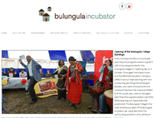 Tablet Screenshot of bulungulaincubator.org